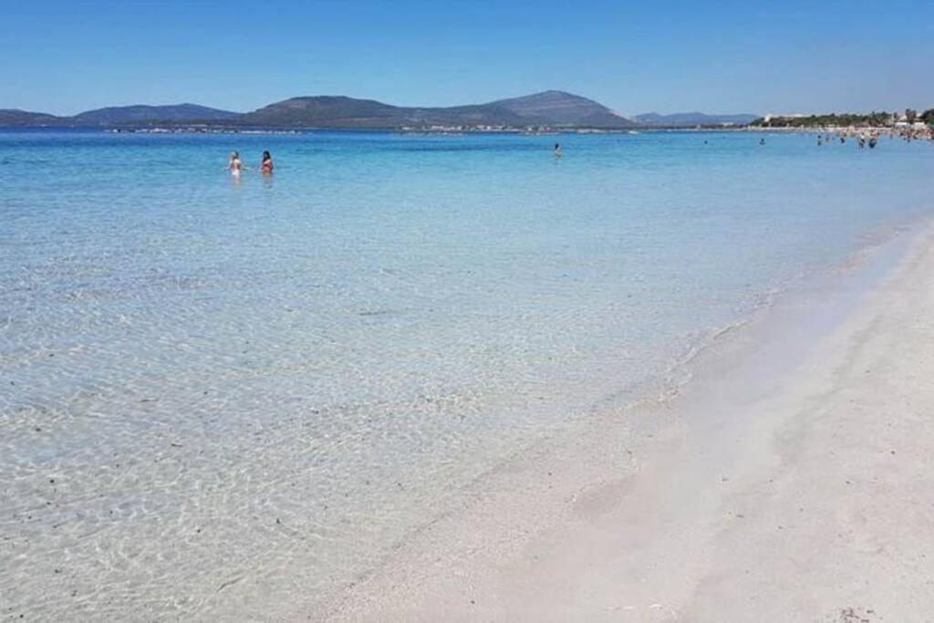 Lido Beach Apartments, Nuovi E Moderni, Vicino Alla Spiaggia Alghero Exterior foto
